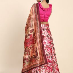 Kaizen TEXO FAB Digital Printed Semi-Stitched Lehenga & Unstitched Blouse With Dupatta image 5