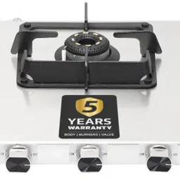 Sunflame 3 Burner AI Slim Gas Stove with 2MM SS Metallic Body, Forged Burners Stainless Steel Automatic Gas Stove-image-8