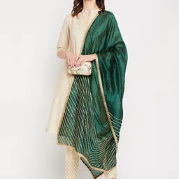 Clora Creation Geometric Embellished Dupatta image 4