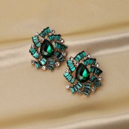 Women's Sapphire Opulence Stud Earrings Alloy Stud Earring-image-4