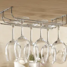 Double Line 20.5" Long Stainless Steel Wine Rack-image-21