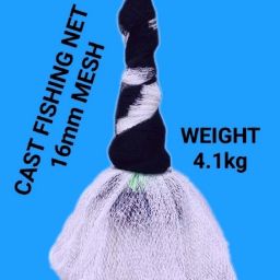 16mm CAST NET 4.1kg (black & white) Fishing Net-5