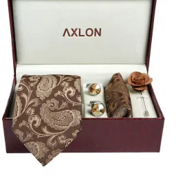 AXLON Silk Cufflink & Tie Pin Set-image-29