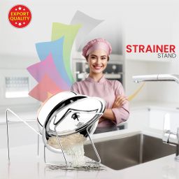 Handsfree Rice Pot Drain Stand Kitchen Rice Pot Drainer Strainer Stand Strainer-19