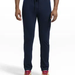 jockey 9510 Super Combed Cotton Rich Men Solid Blue Track Pants-picture-22