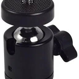 PKST Universal 1/4" Swivel Mini Ball Head Screw Tripod Mount 360 Degree Rotating Tripod Ball Head, Tripod Bracket-34