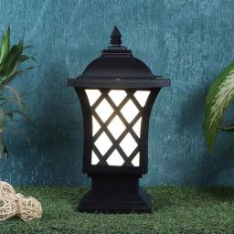 Shynara Black Aluminium Gate Light | B22 holder | without Bulb | Eliante by Jainsons Lights-picture-28
