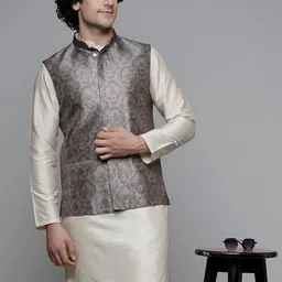 MAAHI FABS Ethnic Motif Printed Nehru Jackets image 3