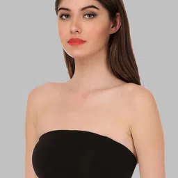 SELFCARE Pack Of 3 Sinker Non Padded Rapid-Dry Cotton Bandeau Bras With Full Coverage image 2