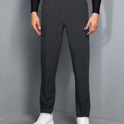 pace international Men Printed Dark Blue Track Pants-picture-1