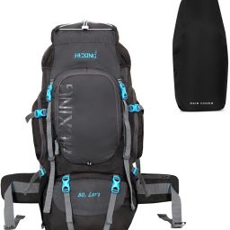 80 Ltr Rucksack Trekking Bag Hiking Backpack with Raincover (18 months warranty) Rucksack - 80 L-image-79