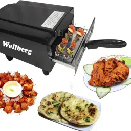 Mini 10-Inch Combo Micro Smart Pizza and Naan Maker for Tandoori Cooking at Home Electric Tandoor-image-16