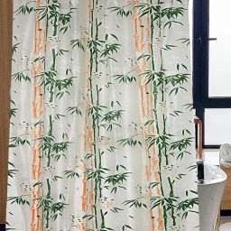 213 cm (7 ft) PVC Semi Transparent Door Curtain Single Curtain-12