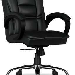 fugo Mid Back Ergonomic Office Chair, Study, Computer, Revolving Leatherette Office Conference Chair-picture-35