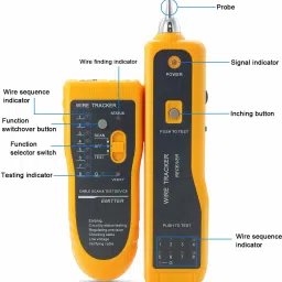 coolcold Wire Tracker, Cable Break Point Tester for Network Cable (RJ45), Ethernet LAN Digital Multimeter image 2