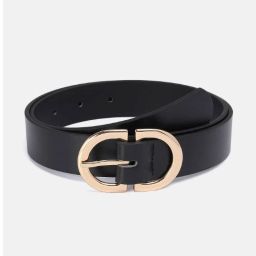 Women Party Black Artificial Leather Belt-image-115
