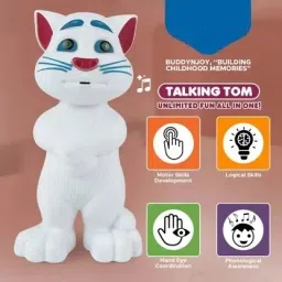 Tom Cat Intelligent Touch Musical Recording Talking cat Toy for Kids-picture-16