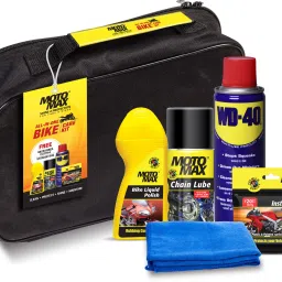 All in1 Bike Care Kit with bag Clean, protect, shine, maintain your bike Combo-picture-23