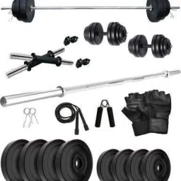 10.5 kg 10KG HOME GYM COMBO WITH 3FEET 19MM CURL ROD Home Gym Combo-image-27