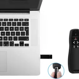 BTS Wireless Presenter, 2.4GHz Wireless USB Presentation Clicker, Control Presentation Pointer for Mac/PC/Laptop Presenter image 2