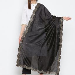 Clora Creation Embroidered Dupatta image 5