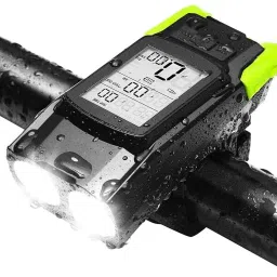 3 IN 1 Bicycle Headlight, Computer- Headlight- Speaker CL-3531 LED Front Light-11