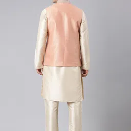 TheEthnic.Co Regular Kurta With Pyjamas & Nehru Jacket image 5