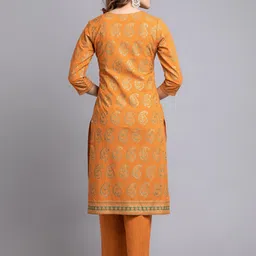 SUTI Ethnic Motifs Printed Regular Kurta with Trousers & With Dupatta image 5