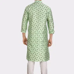 SHIWAM ETHNIX Ethnic Motifs Printed Regular Kurta With Pyjamas image 5