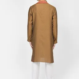 SG LEMAN Ethnic Motif Woven Design Kurta & Pyjamas With Dupatta image 5