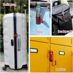 Ritesh Smart Fingerprint Padlock, Rechargeable Small Locker Lock 123 Smart Door Lock-image-22