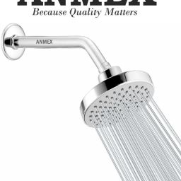 4X4 ABS Round BNDI Overhead Shower with 9inch SS Round Arm Fixed Mount-image-70