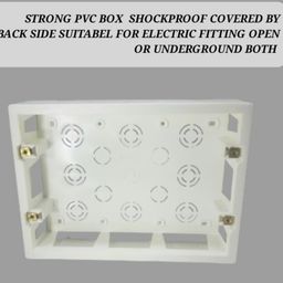 BAHUL Wall Surface PVC with CONECTION Wire ONLY 5 Switch 1 Socket Regulator Bord image 5
