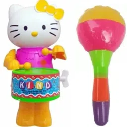 Druming and Dancing Baby Rattle Wooden Musical Toys for Boys Girls Rattle. Rattle-8