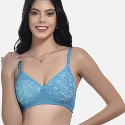 StyFun Self Design Full Coverage Lightly Padded Non-Wired Bra With All Day Comfort image 4