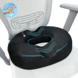 Orthopedic Ring Cushion Donut Pillow for Tailbone Pain Hemorrhoids Gel Memory Foam Solid Orthopaedic Pillow Pack of 1-23