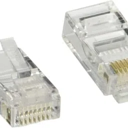 RAREGEAR RJ45 Connector UTP Network Plug for Cat 6 Cat5e Cable Module Plugs (Pack of 5) Network Interface Card image 4