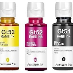 Gedi GT51/GT52 Refill Ink for L380,L361, L565, L210, L220, L310, L350, L355 Printer Black + Tri Color Combo Pack Ink Bottle-image-96