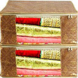 PRAHAN INTERNATIONAL Soiled Garment Bag , Apparel Storage, Appliance Covers QWS214 for Sarees Cloths Polyester Laundry Bag-picture-11