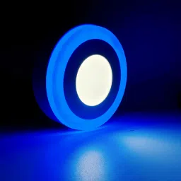 LED Ceiling Surface Light 6 Watt [3+3 Watt] Down Light, Ceiling Surface Mounted Spotlight, Dual Color 3D Effect Super Bright Blue & White Combination, 4 Inch Diameter, No Need To Cut Ceiling (SINGLE UNIT) Surface Ceiling Light Ceiling Lamp-28
