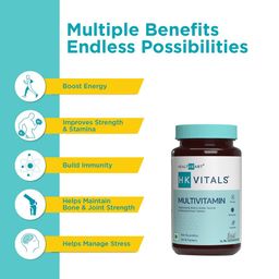 HK VITALS Multivitamin with Zinc & Vitamin C & D3 - 90 Tablets image 5