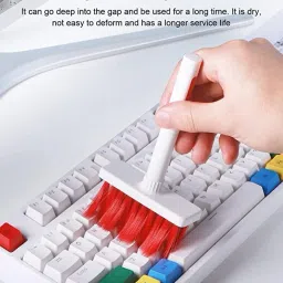 enrics 5-in-1 Cleaning Soft Brush Keyboard Earphone Cleaner Tools Kit and KeyCap Puller for Computers, Gaming, Laptops, Mobiles image 2