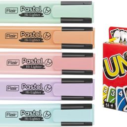Creative Pastel Highlighter With UNO Card-image-8