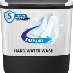 8 kg 5 Star Rating Semi Automatic Top Load White, Black-14