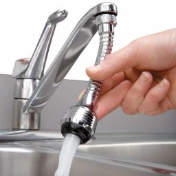 wishland Turbo Flex 360 Flexible Water Saving Nozzle Faucet Sprayer Water Extender for Easy Clean Sink Faucet Nozzle image 4