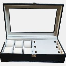Watches & Sunglasses box with 6 Slots for Watches and 3 Slots for Sunglasses 6+3 Watch Box-image-22