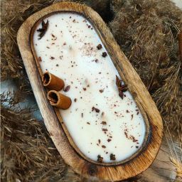 akira Scents of Spices: Soy Wax Candles in Wooden Bowls a harmonious blend of nature s finest ingredients and timeless craftsmanship-picture-6