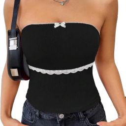 Casual Sleeveless Self Design Women Black Top-image-54