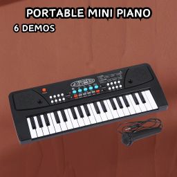 (Piano Keyboard) Toy with 37 Key, Recording and Mic, Adapter for DC Power W500 (Piano Keyboard) Toy with 37 Key, Recording and Mic, Adapter for DC Power W500 Analog Portable Keyboard-image-51