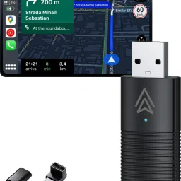 2-in-1 Wireless Apple CarPlay & Android Auto Adapter Car Stereo-19